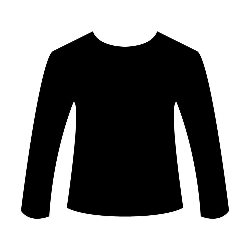 Sweatshirt Vektor Glyphe Symbol zum persönlich und kommerziell verwenden.