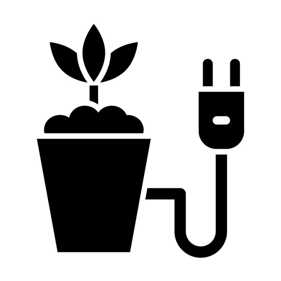 bio energi vektor glyf ikon för personlig och kommersiell använda sig av.
