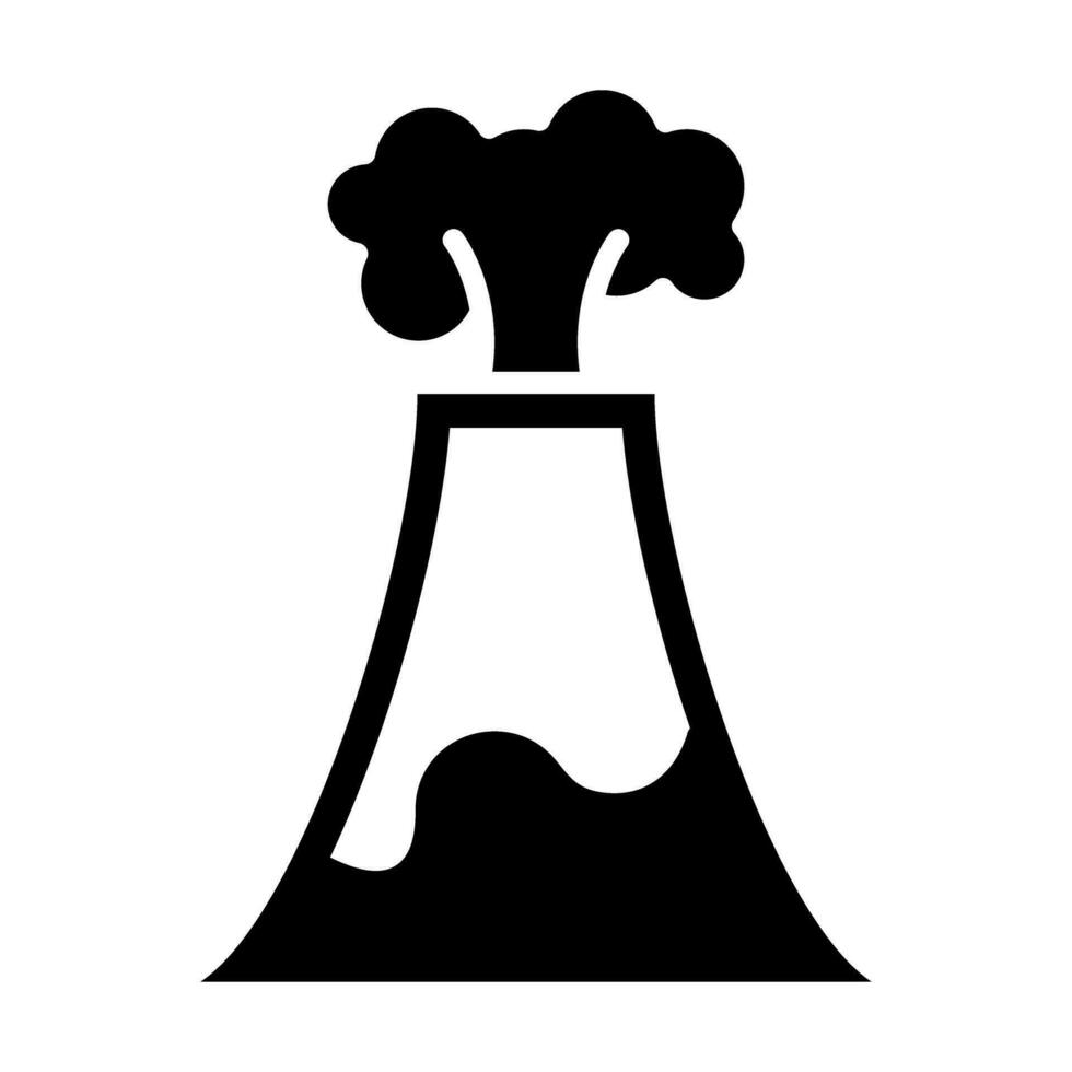 vulkan vektor glyf ikon för personlig och kommersiell använda sig av.