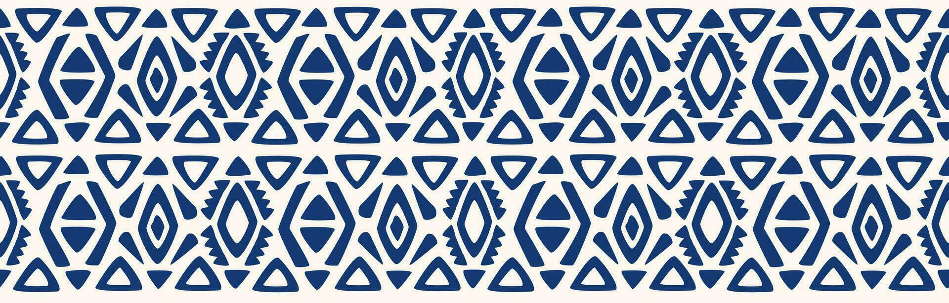 ethnisch abstrakt Ikat Kunst. nahtlos Muster im Stammes-, Volk Stickerei, und Mexikaner Stil. aztekisch geometrisch Kunst Ornament drucken. Design zum Teppich, Hintergrund, Kleidung, Verpackung, Stoff, Abdeckung, Textil. vektor