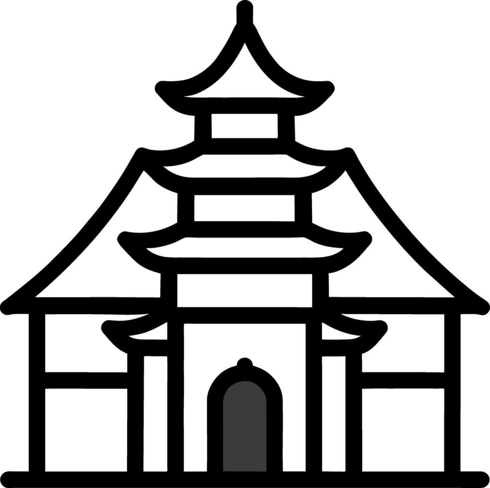 vektor illustration av byggnad ikon
