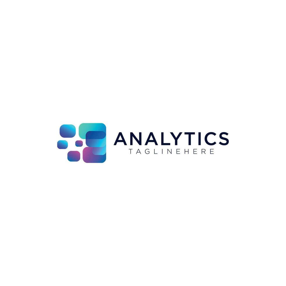 Vektor Daten Analytiker Logo Design Vorlage Kunst