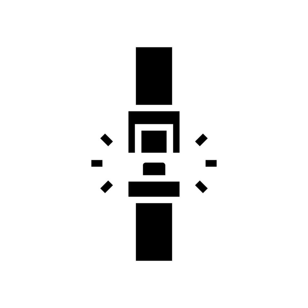 sittplats bälte ikon vektor symbol design illustration