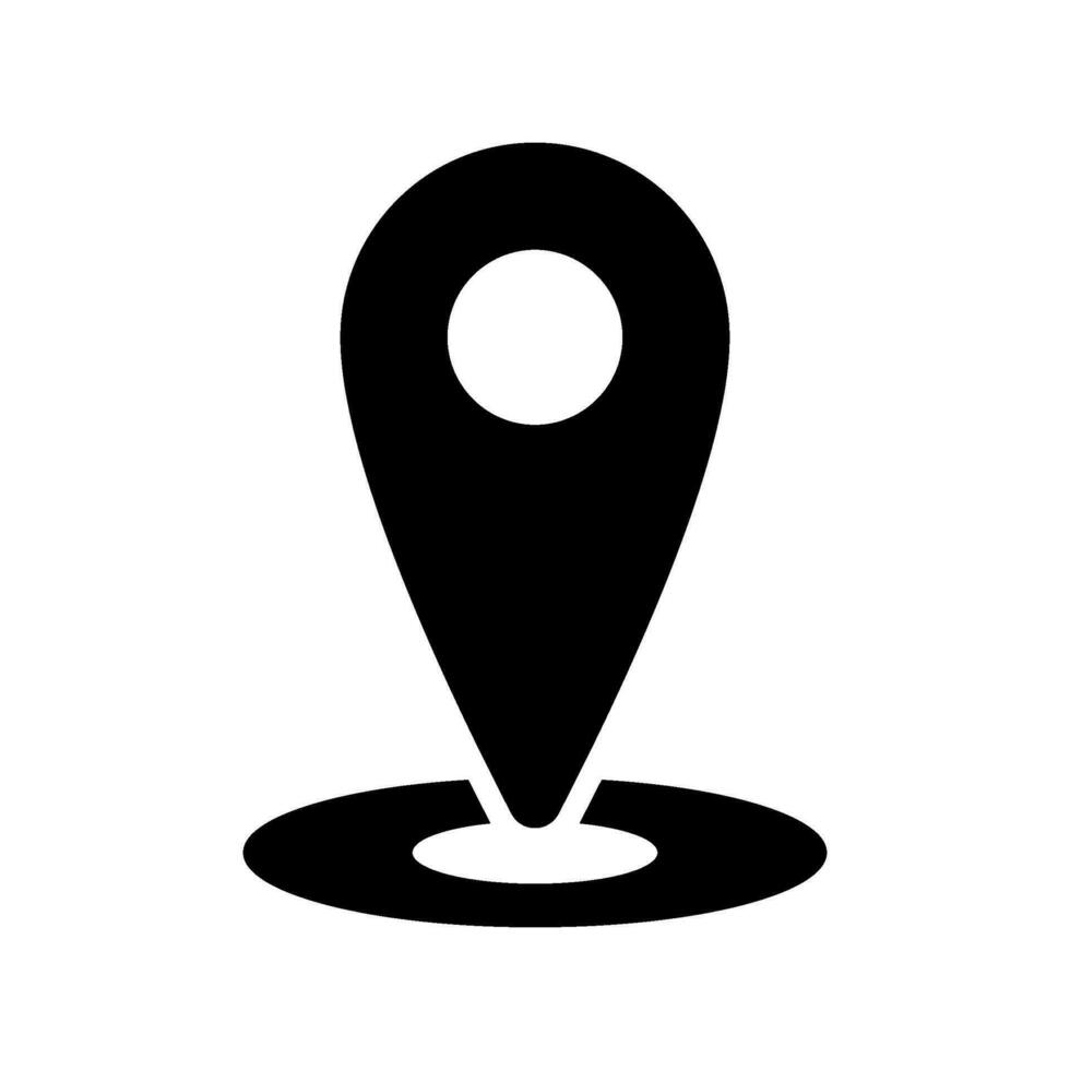 Ort Symbol Vektor Symbol Design Illustration