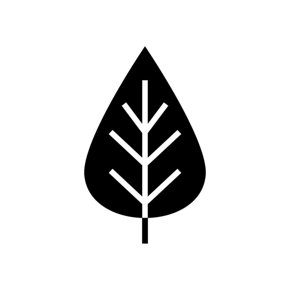 Blatt Symbol Vektor Symbol Design Illustration