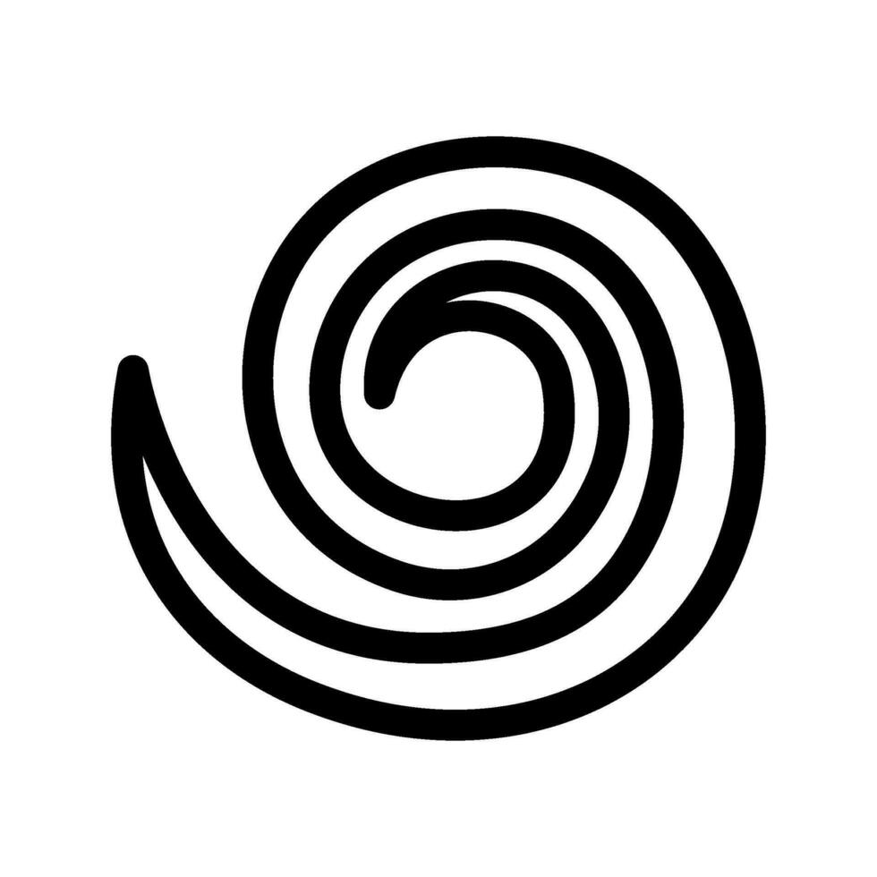 Strudel Symbol Vektor Symbol Design Illustration