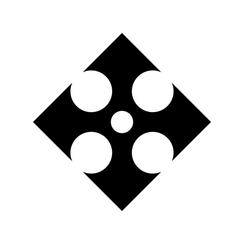 Shuriken Symbol Vektor Symbol Design Illustration