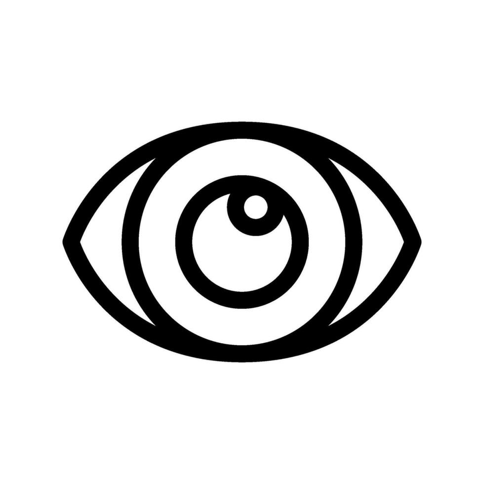 Auge Symbol Vektor Symbol Design Illustration