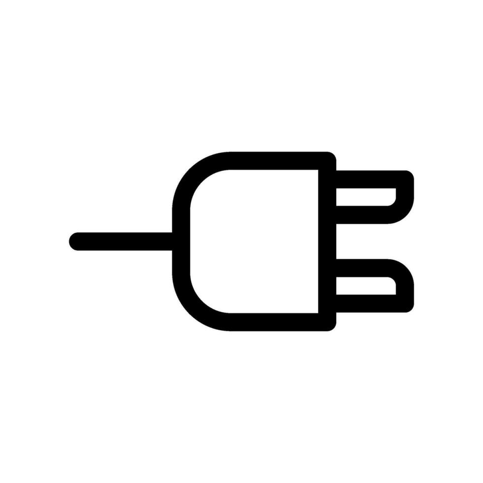 Stecker Symbol Vektor Symbol Design Illustration