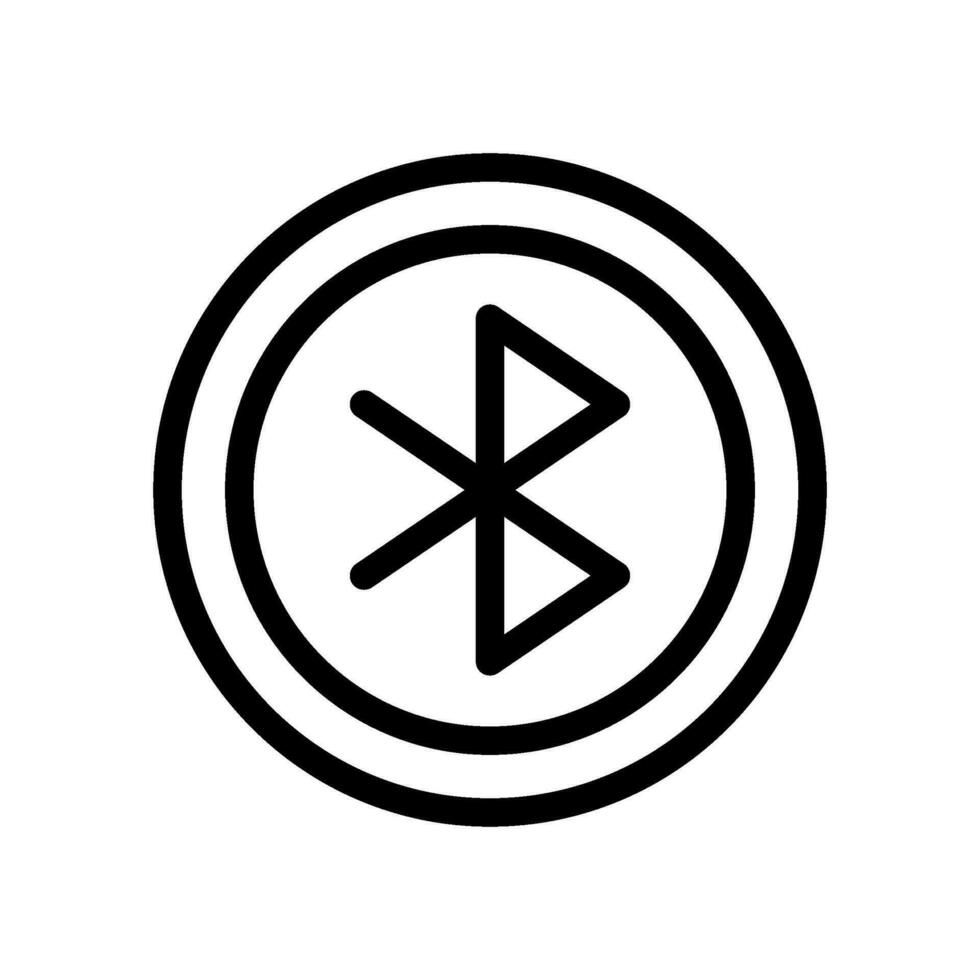 Blåtand ikon vektor symbol design illustration