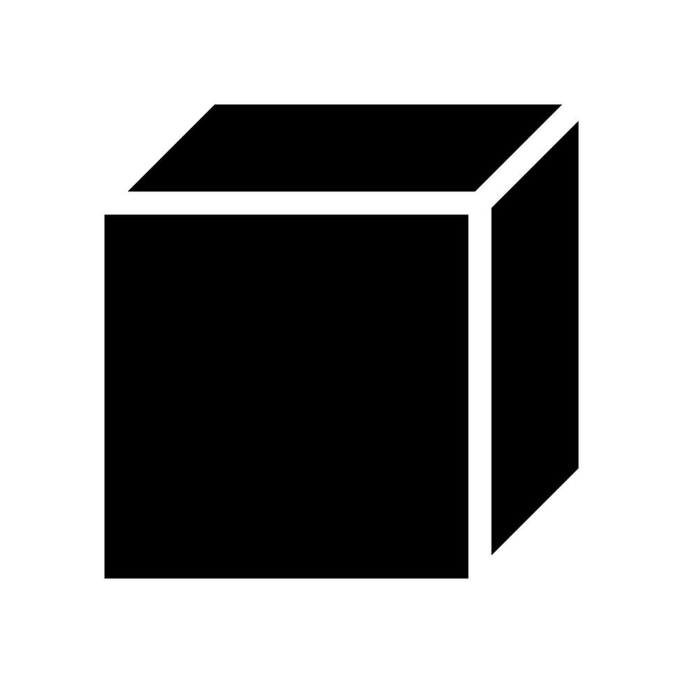kub ikon vektor symbol design illustration