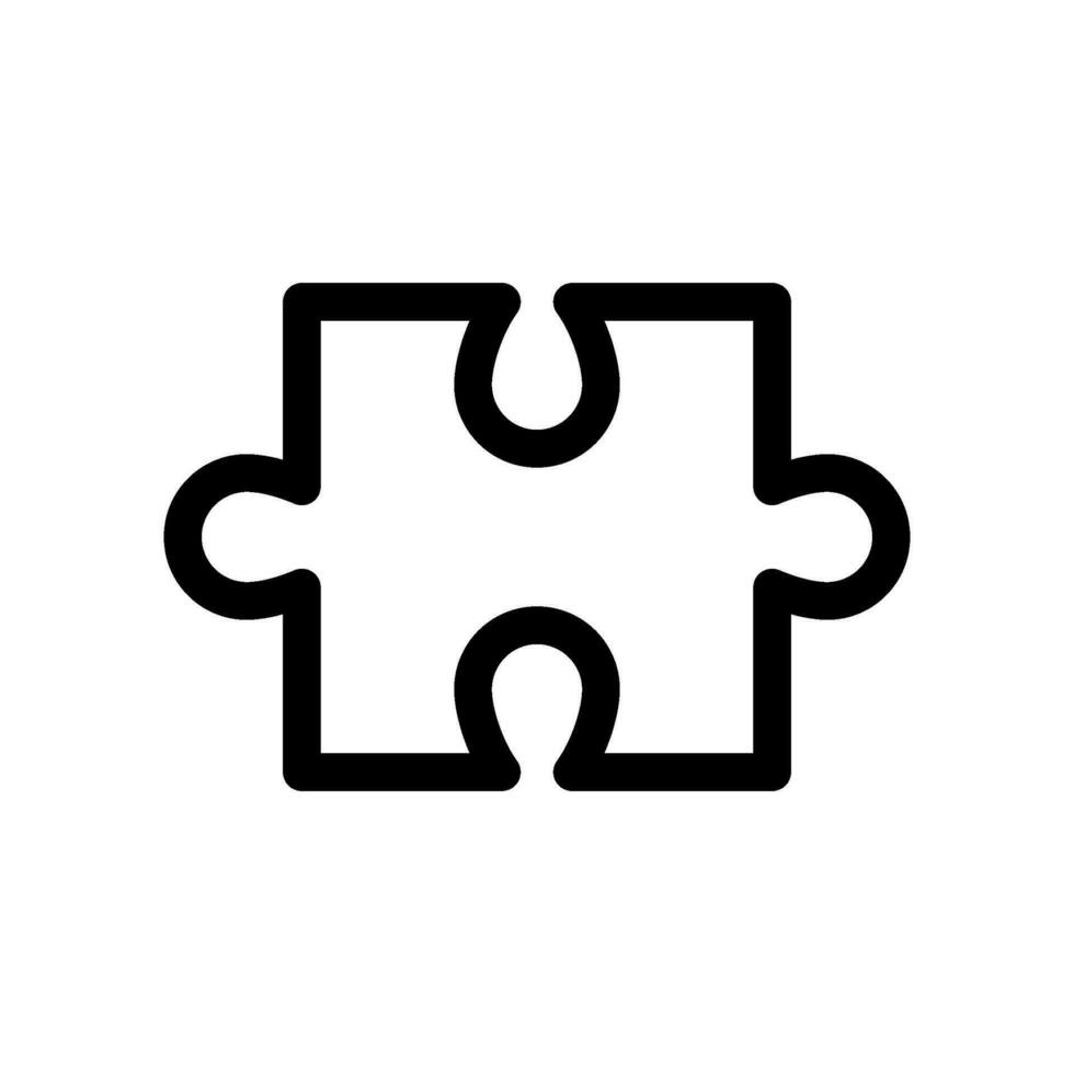 Puzzle Symbol Vektor Symbol Design Illustration