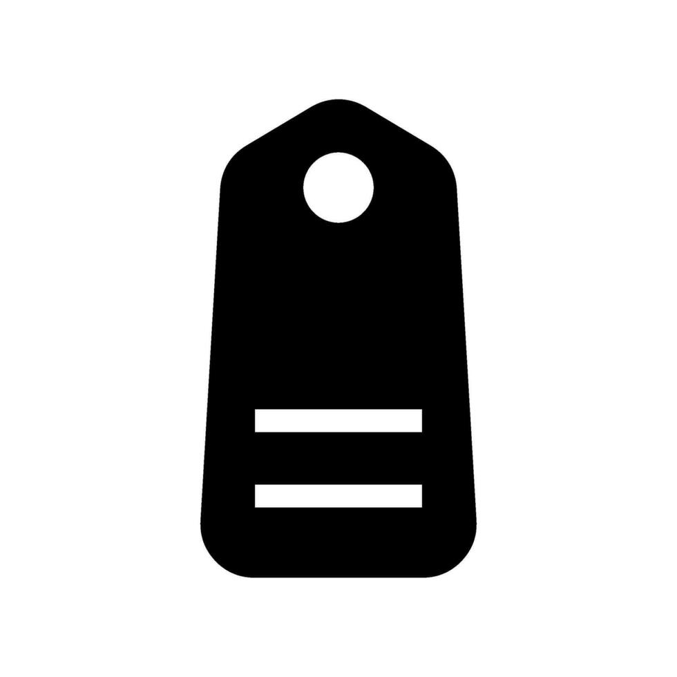 Etikett Symbol Vektor Symbol Design Illustration