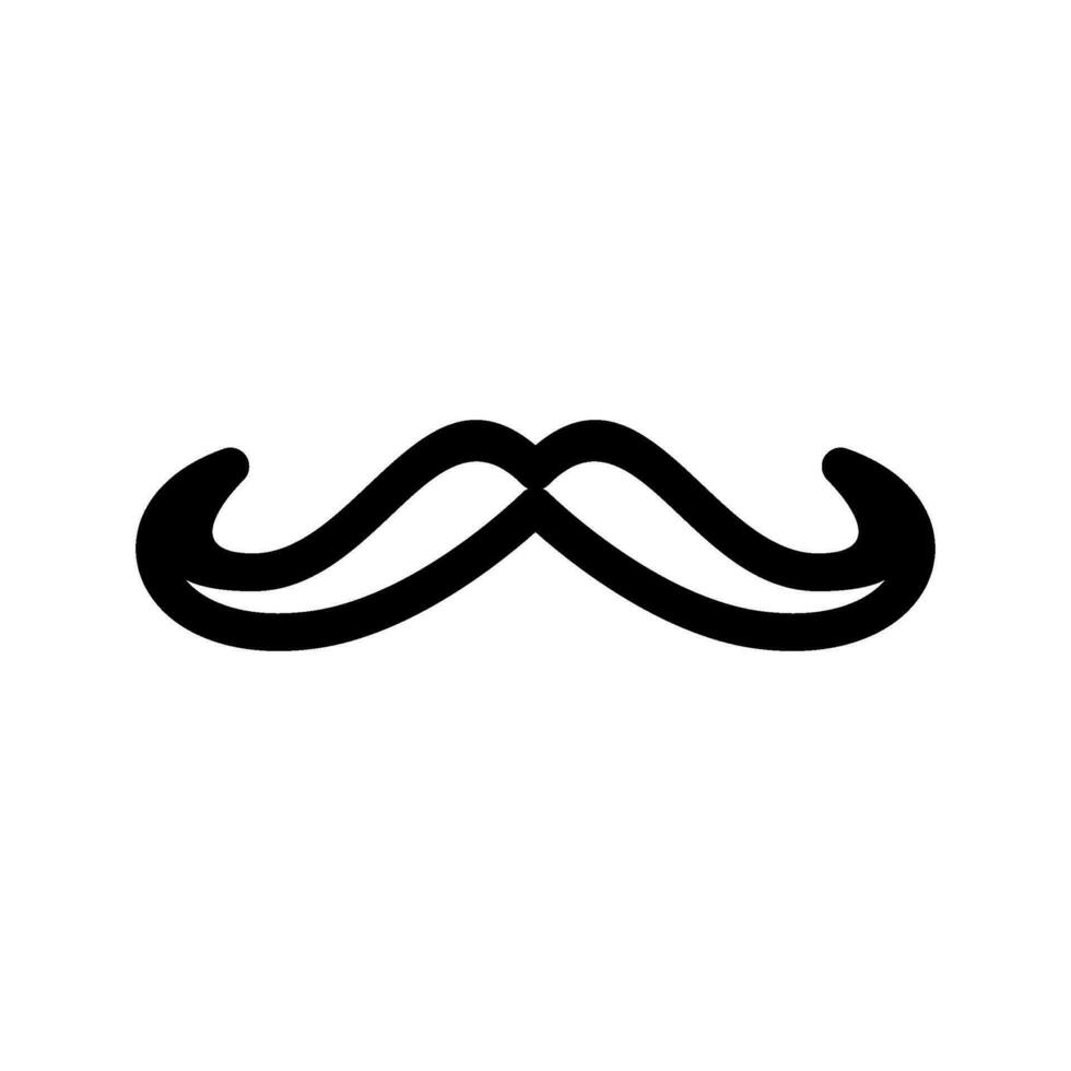 mustasch ikon vektor symbol design illustration
