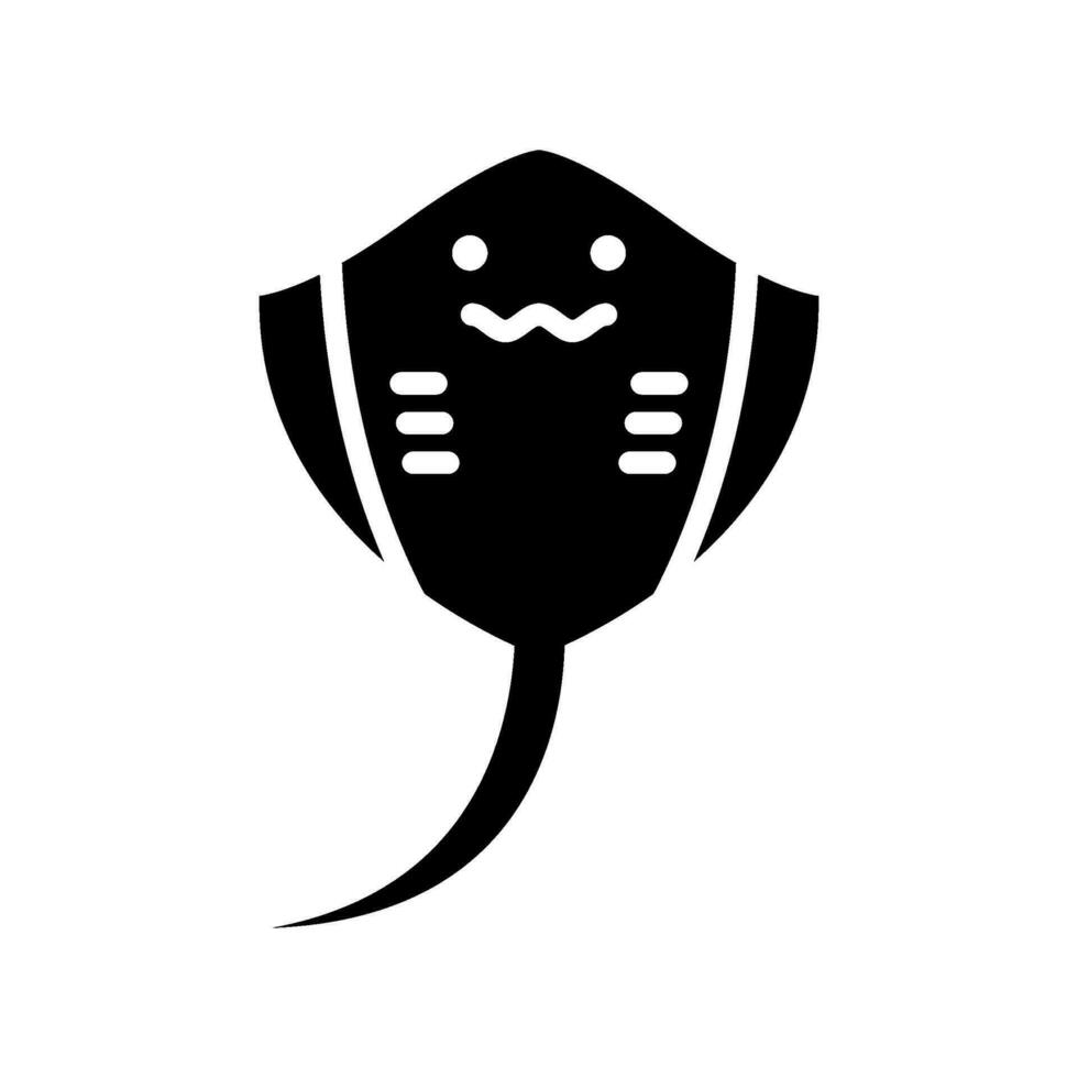 Stachelrochen Symbol Vektor Symbol Design Illustration