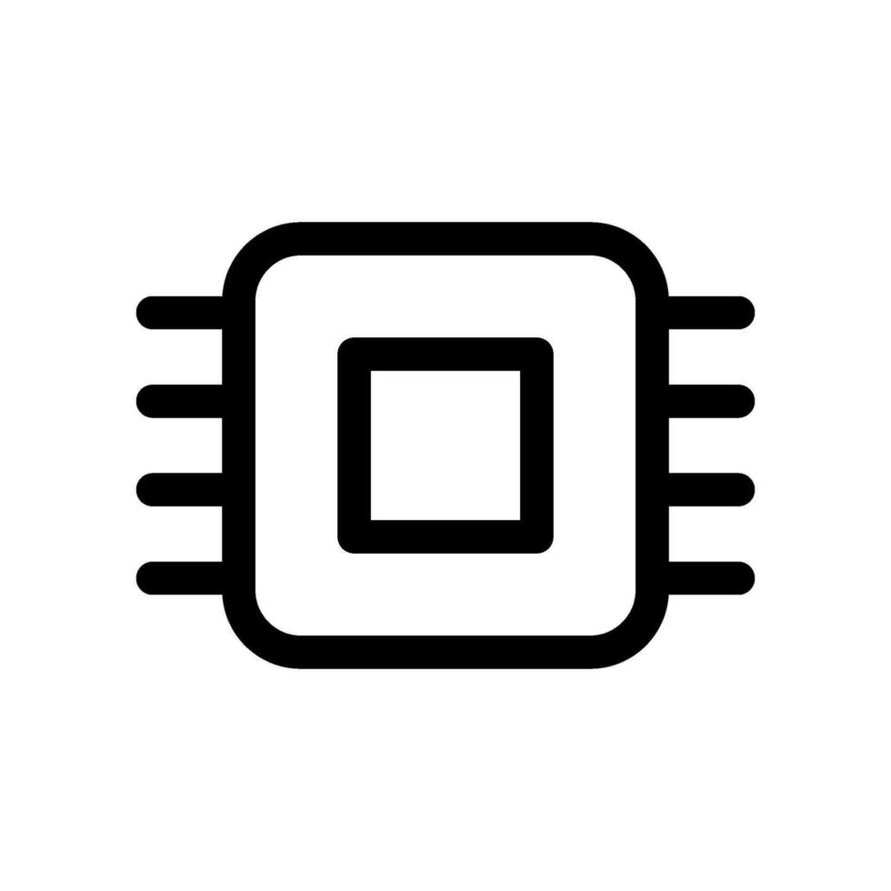 processor ikon vektor symbol design illustration