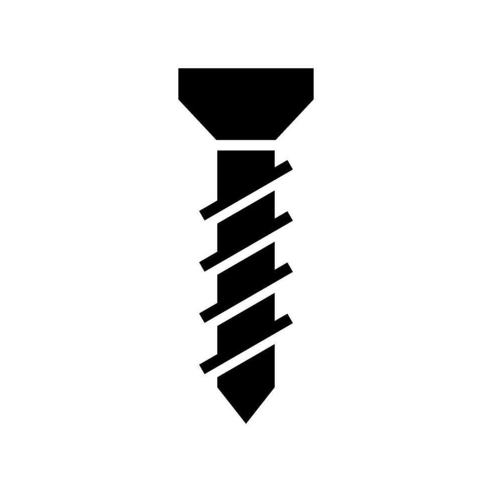 skruva ikon vektor symbol design illustration