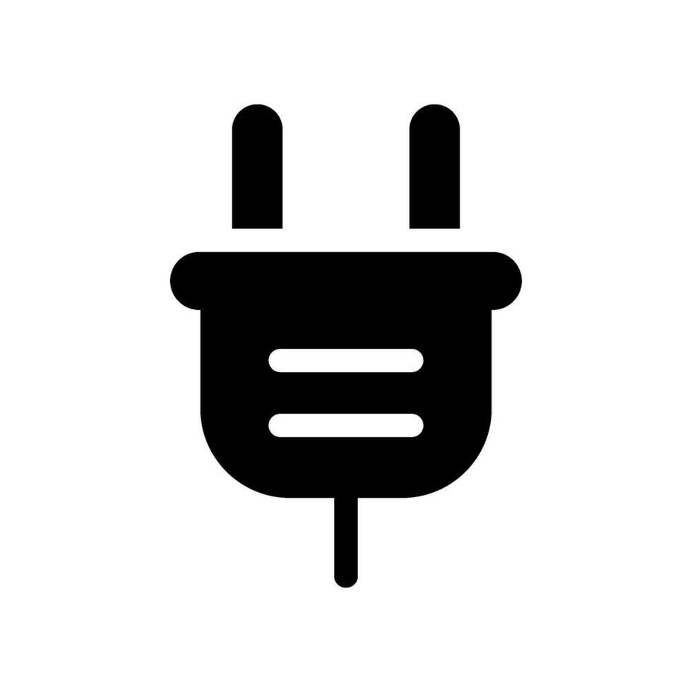 Stecker Symbol Vektor Symbol Design Illustration