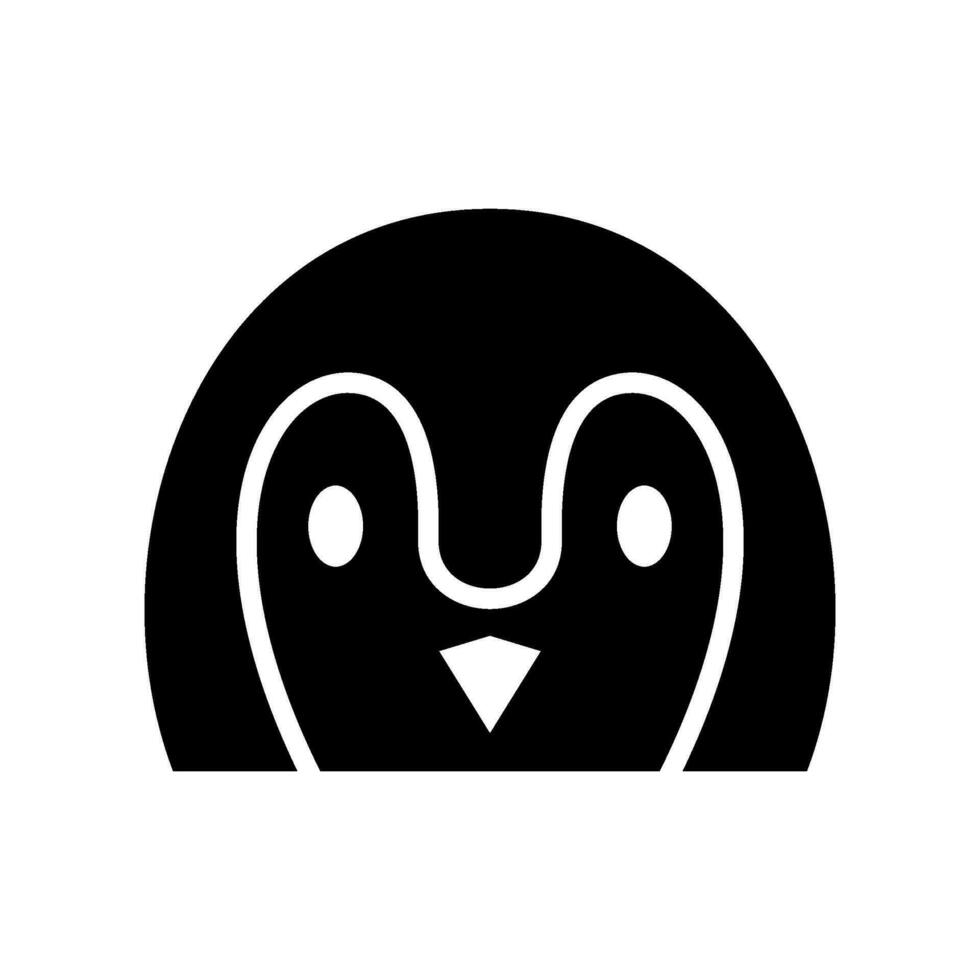 pingvin ikon vektor symbol design illustration