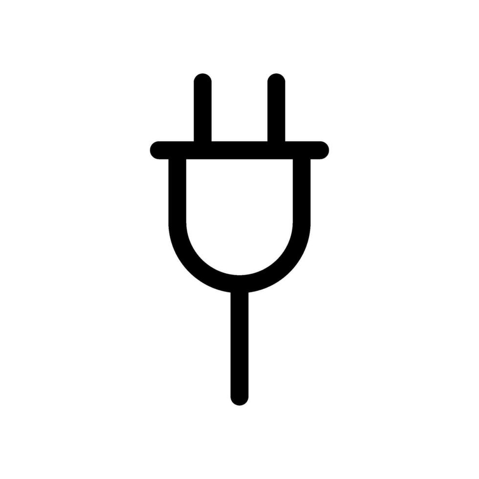 plugg ikon vektor symbol design illustration