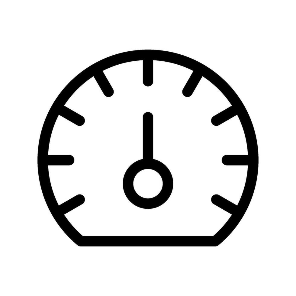 Tachometer Symbol Vektor Symbol Design Illustration