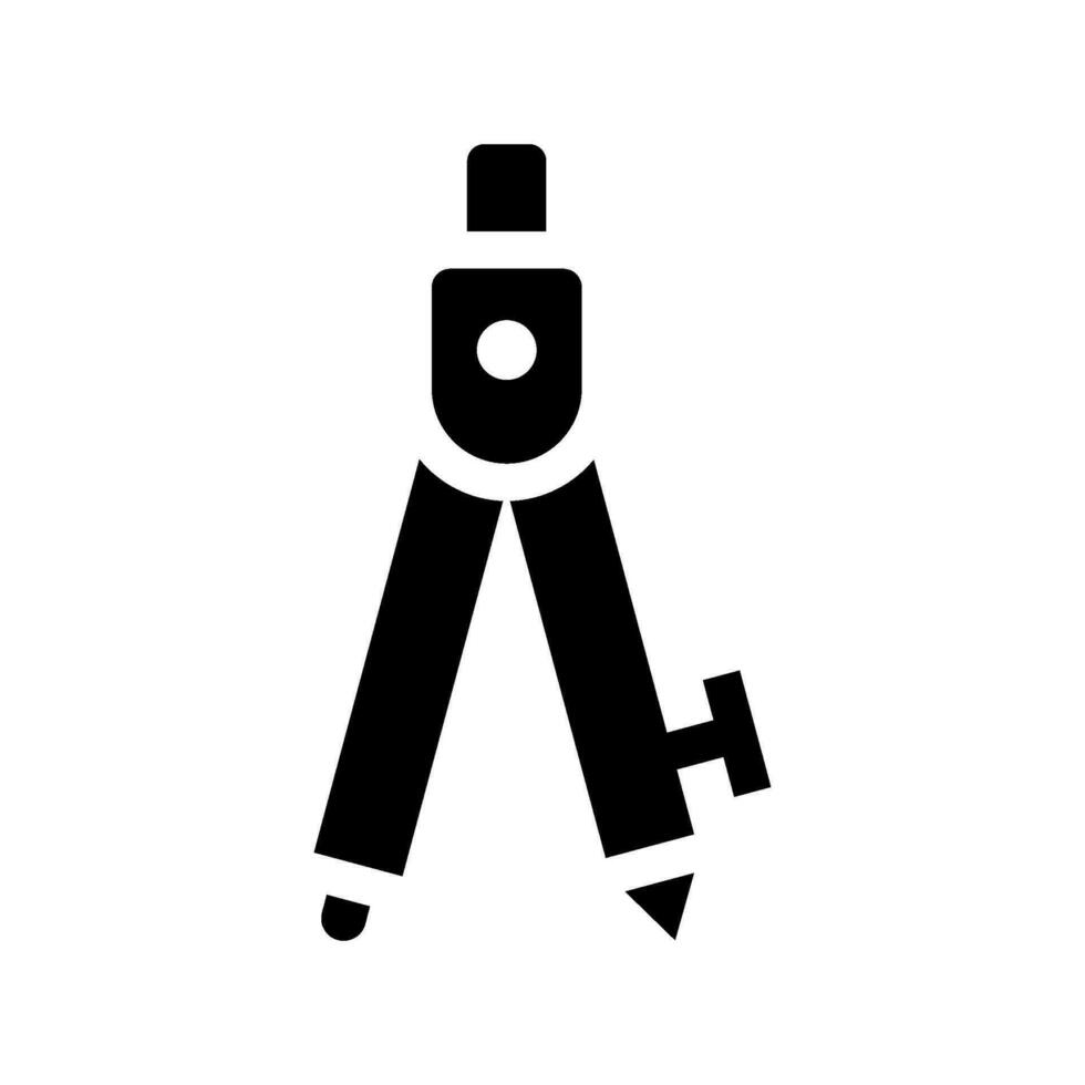 kompass arkitektur ikon vektor symbol design illustration
