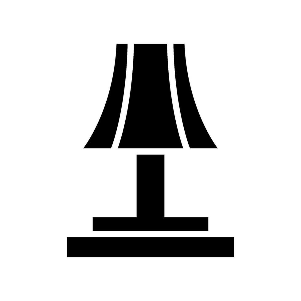 Lampe Symbol Vektor Symbol Design Illustration