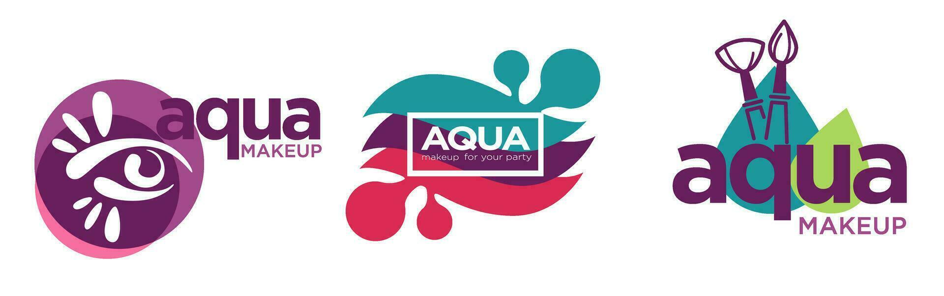 aqua bilden, Spa oder Schönheit Salon Dienstleistungen Vektor