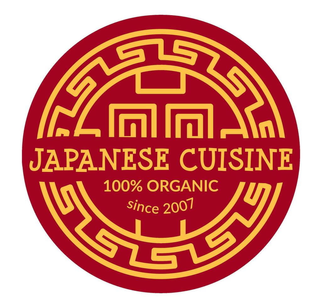 gott japansk kök, organisk och naturlig måltid vektor