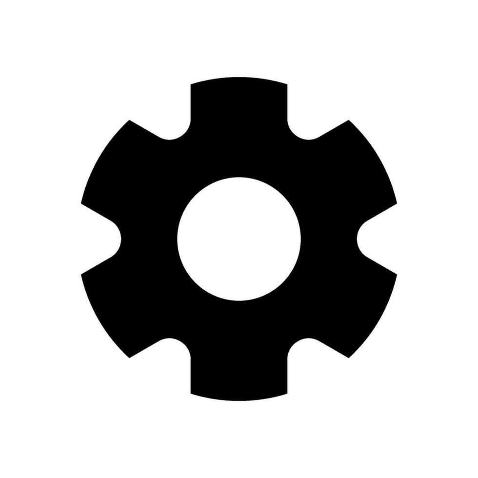 inställningar ikon vektor symbol design illustration