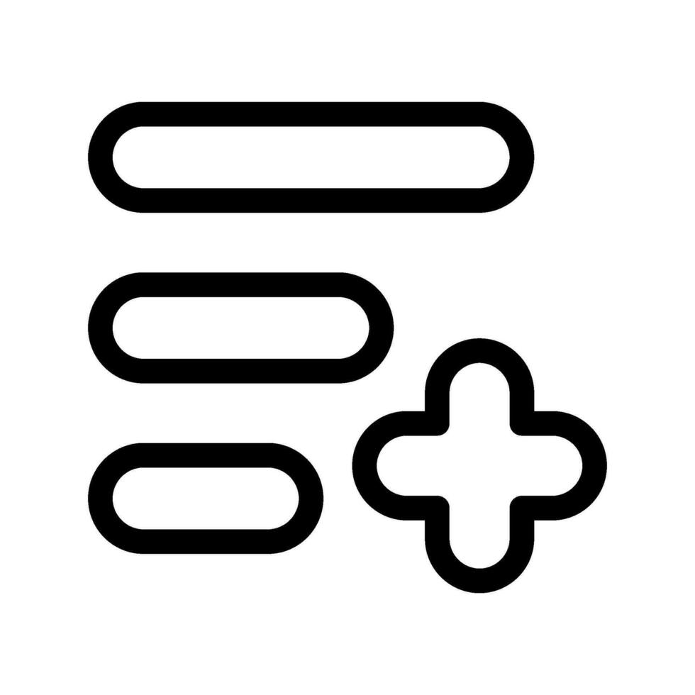 Lägg till lista ikon vektor symbol design illustration