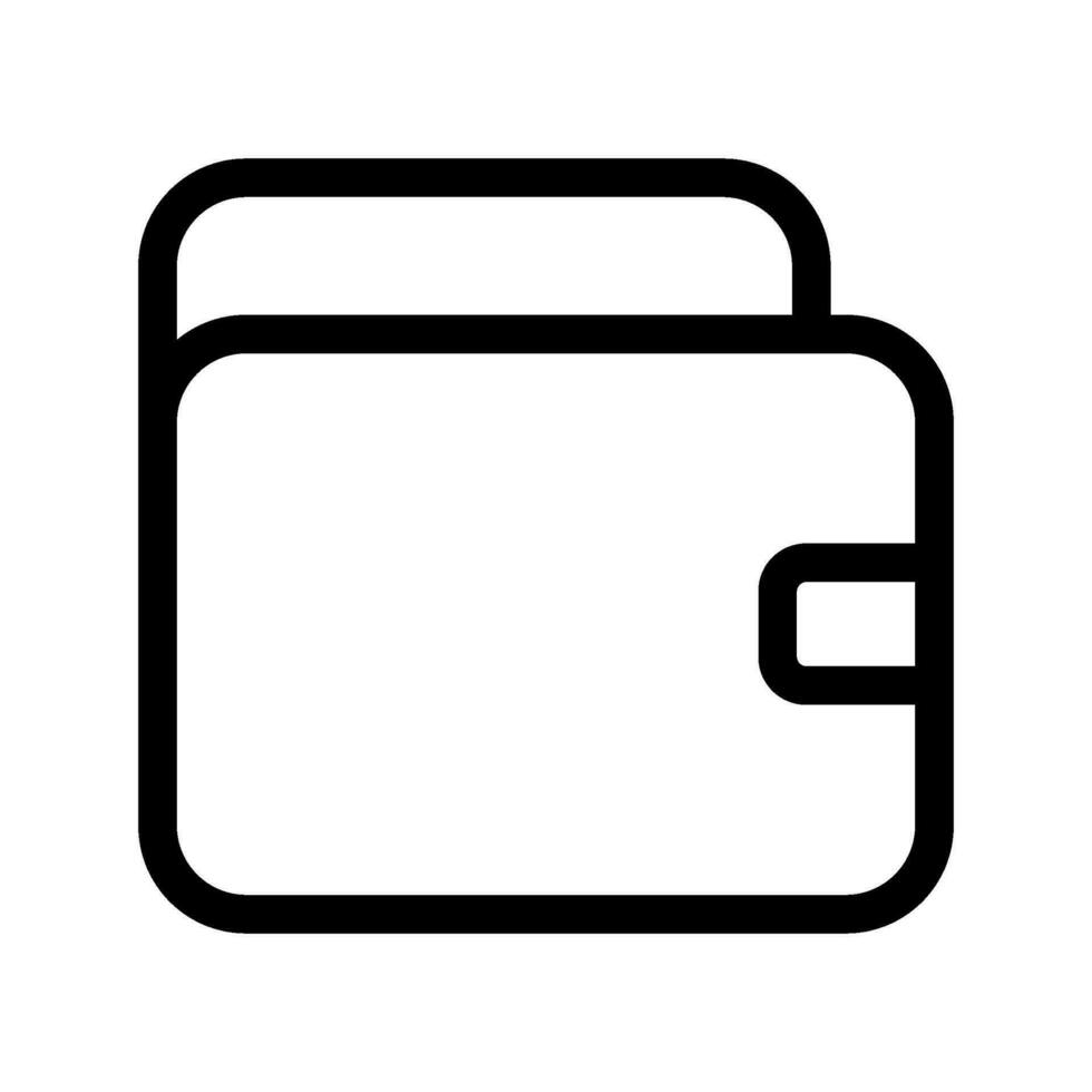 Brieftasche Symbol Vektor Symbol Design Illustration