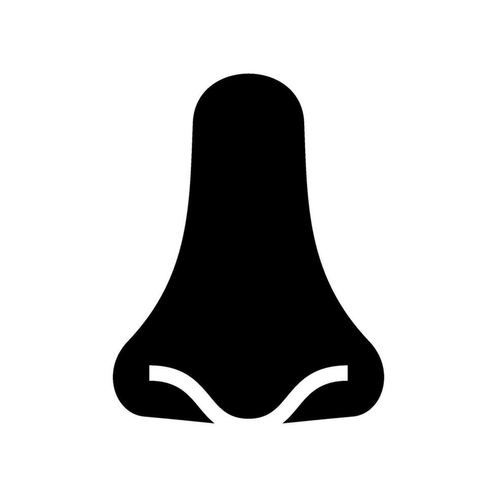 Nase Symbol Vektor Symbol Design Illustration