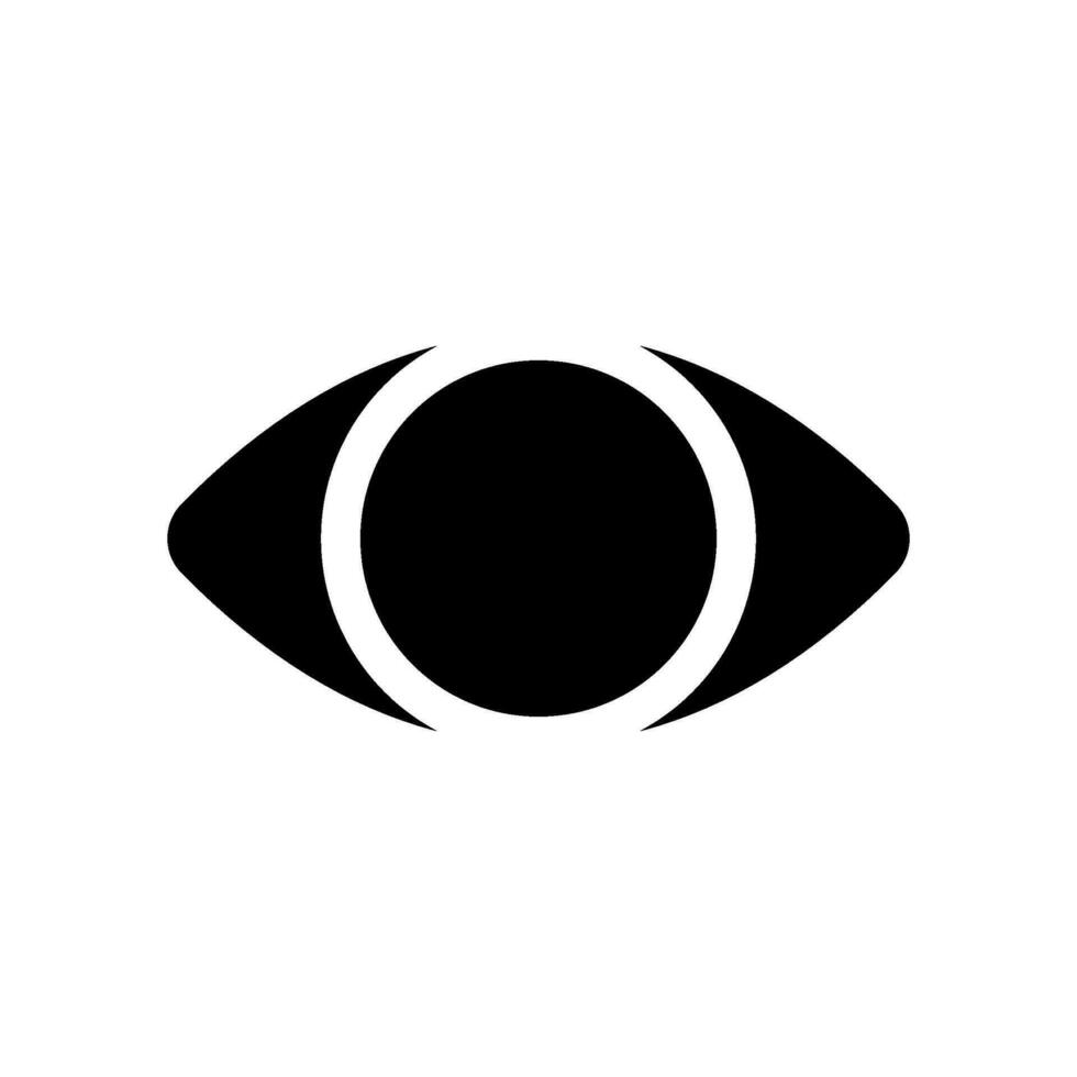 Auge Symbol Vektor Symbol Design Illustration