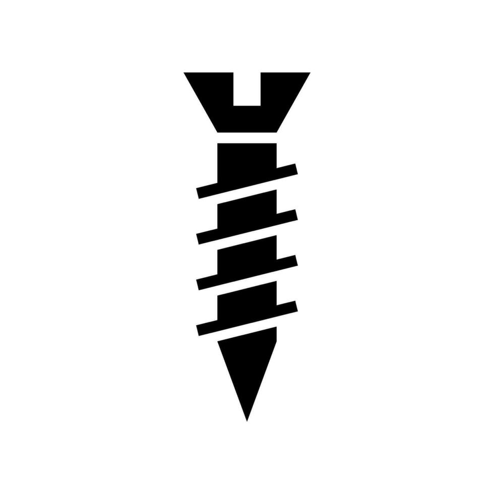 skruva ikon vektor symbol design illustration