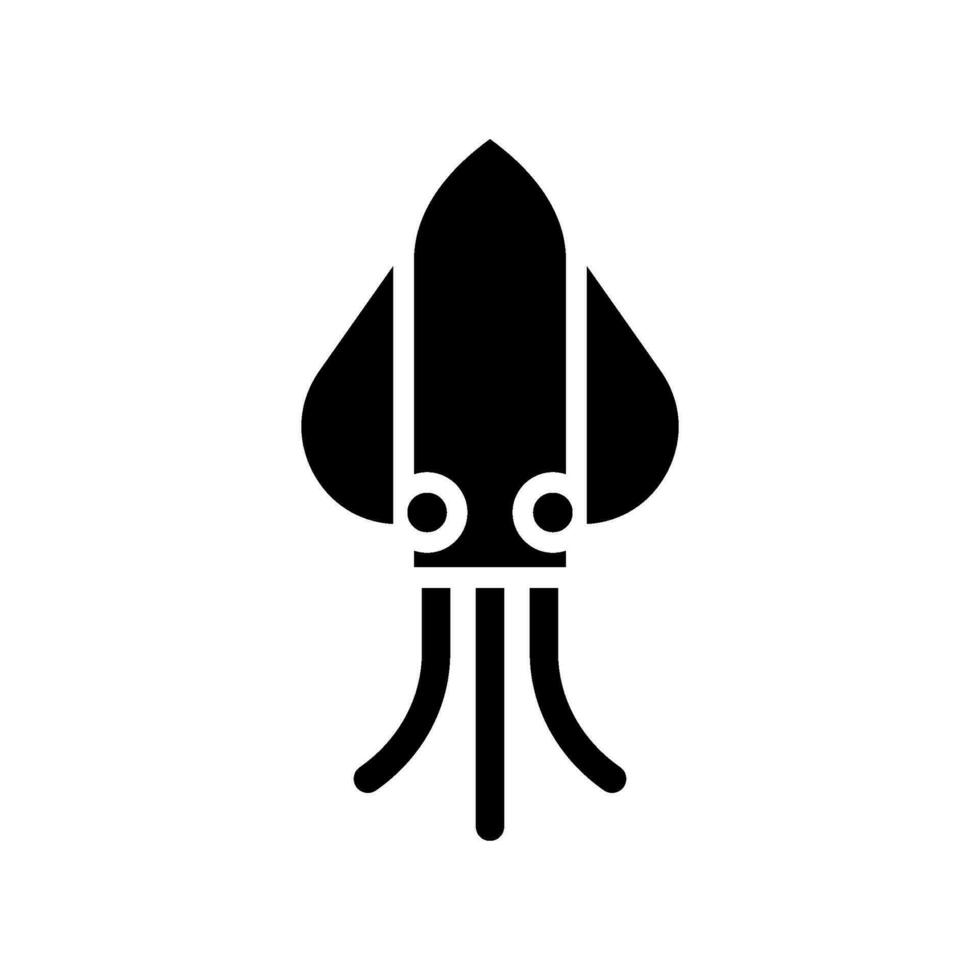 Tintenfisch Symbol Vektor Symbol Design Illustration