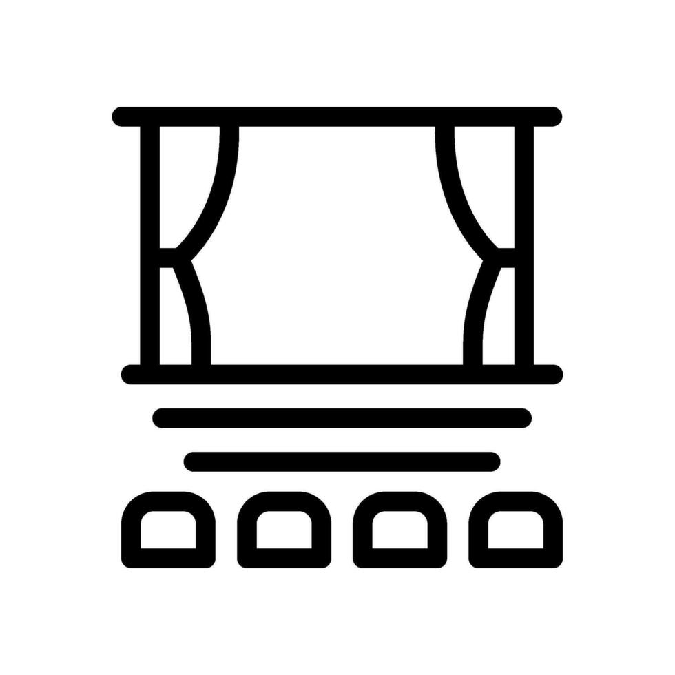 Kino Symbol Vektor Symbol Design Illustration