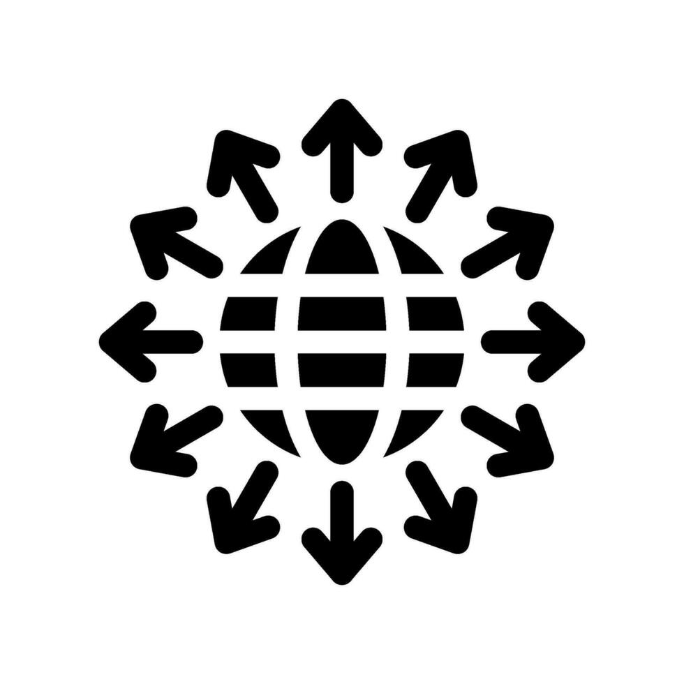 global nätverk ikon vektor symbol design illustration