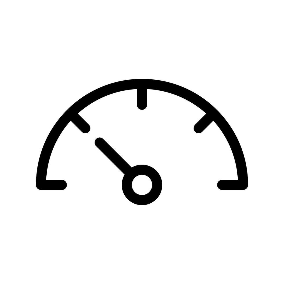 Tachometer Symbol Vektor Symbol Design Illustration