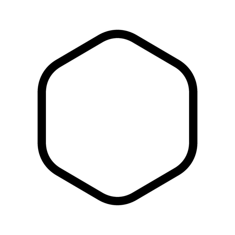 Hexagon Symbol Vektor Symbol Design Illustration