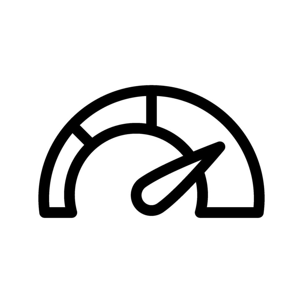 Tachometer Symbol Vektor Symbol Design Illustration