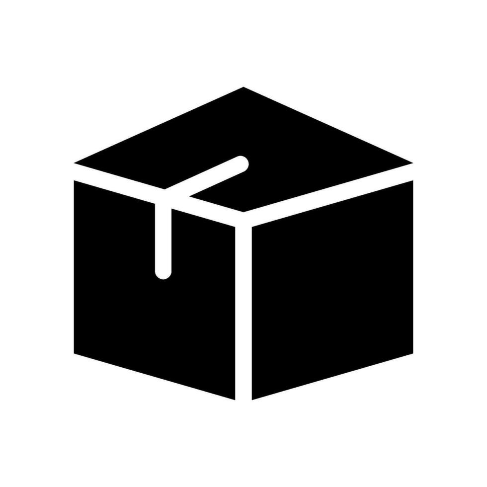 låda ikon vektor symbol design illustration