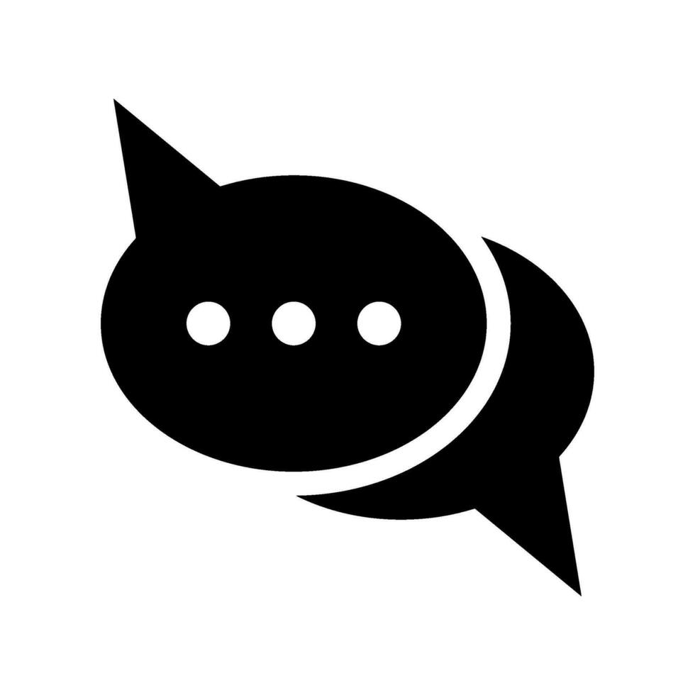 chatt ikon vektor symbol design illustration