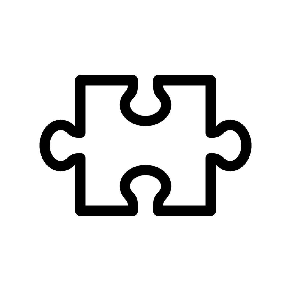 Puzzle Symbol Vektor Symbol Design Illustration