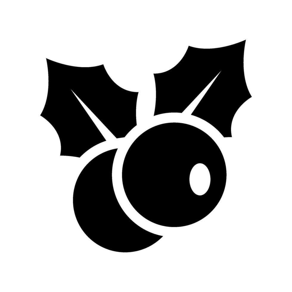 Stechpalme Symbol Vektor Symbol Design Illustration