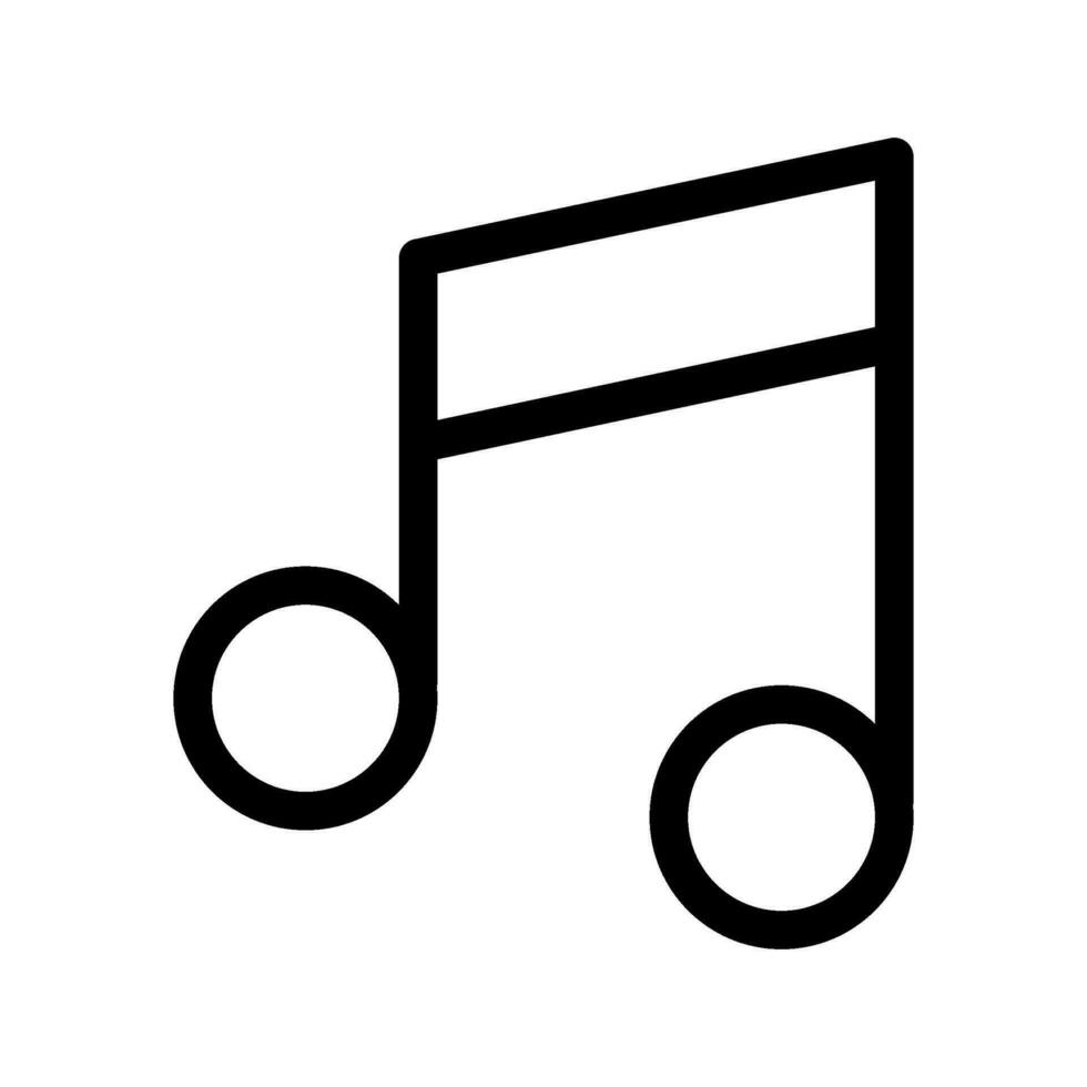 Musik- Anmerkungen Symbol Vektor Symbol Design Illustration