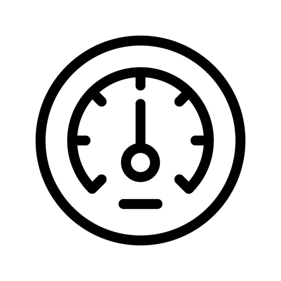 Tachometer Symbol Vektor Symbol Design Illustration