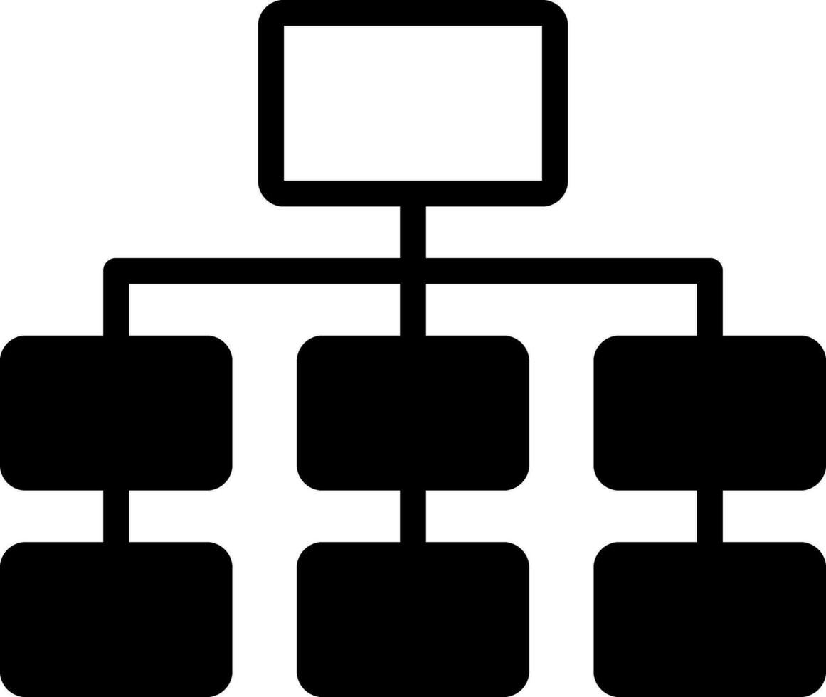 solide Symbol zum Diagramm vektor