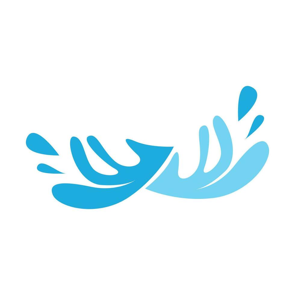 Wasser Welle Logo, Ozean Welle einfach Design, Vektor Symbol Illustration Vorlage