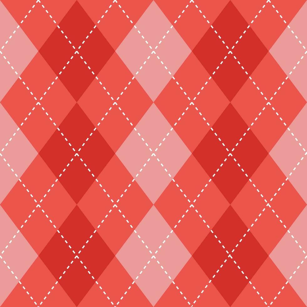 Argyle Vektor Muster. Argyle Muster. rot Argyle Muster. nahtlos geometrisch Muster zum Kleidung, Verpackung Papier, Hintergrund, Hintergrund, Geschenk Karte, Pullover.